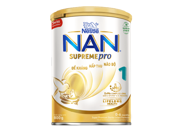 Sữa NAN SUPREME PRO 1 cho trẻ từ 0 – 6 tháng tuổi