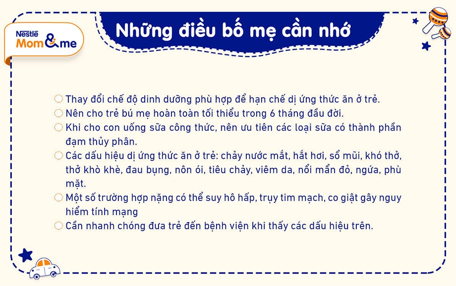 Cách phòng tránh dị ứng thức ăn ở trẻ nhỏ