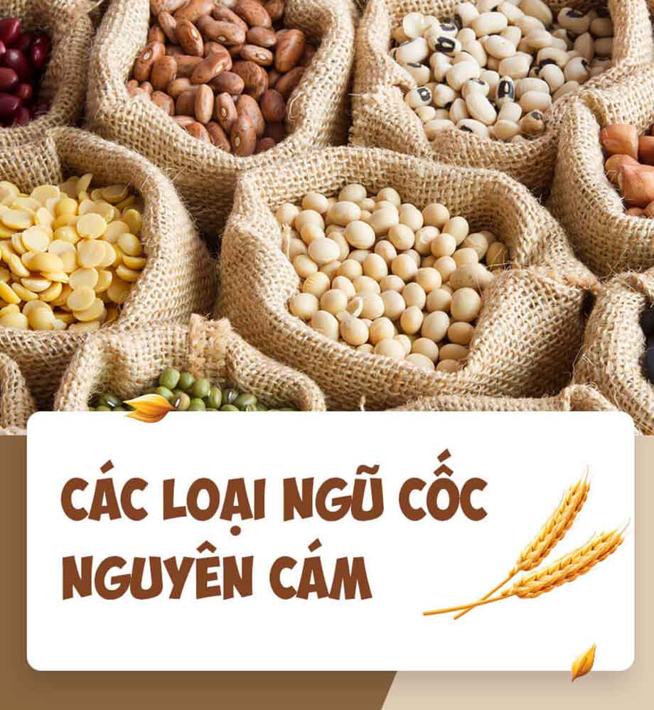 Ngũ cốc nguyên cám rất giàu khoáng chất và các chất chống oxy hóa 