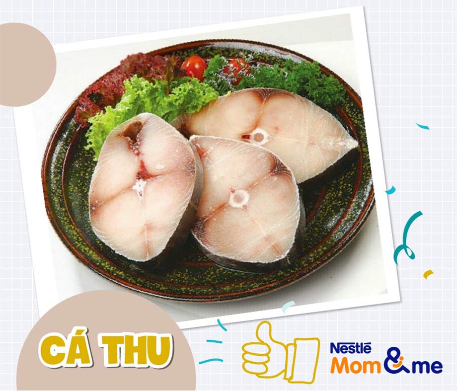 Mẹ có thể chọn mua cá thu cho trẻ ăn để giúp trẻ thông minh hơn