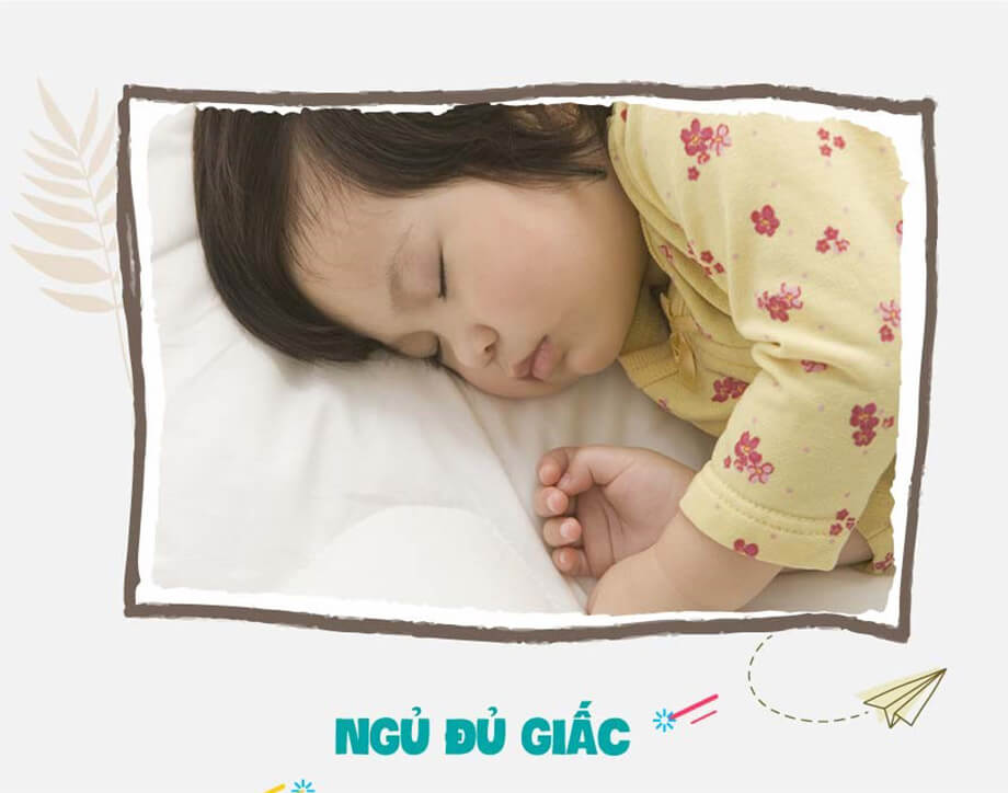 Ngủ đủ giấc cũng là cách giúp bé khỏe mạnh hơn
