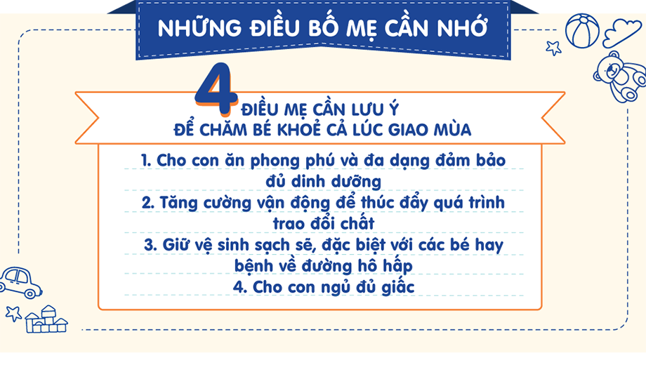 Xây dựng chế độ dinh dưỡng hợp lý, vận động, giữ gìn vệ sinh và ngủ đủ giấc là cách tăng cường sức đề kháng tự nhiên cho trẻ