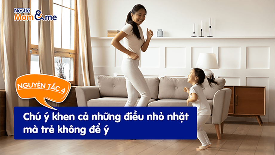  Khen điều nhỏ nhặt sẽ giúp con thấy hãnh diện và phát triển nhận thức duy trì thói quen đúng