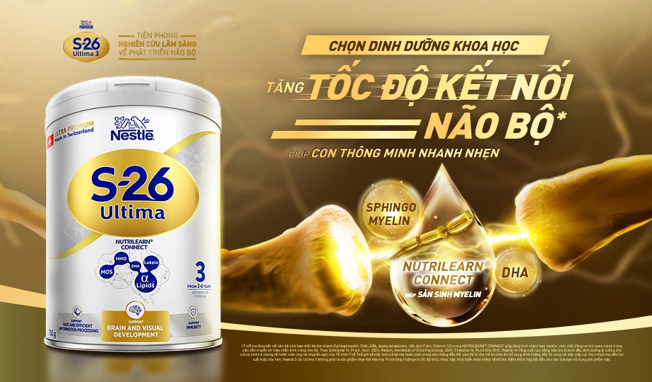 Lựa chọn phương pháp dinh dưỡng khoa học Nestlé S-26 Ultima 3 có tốt không