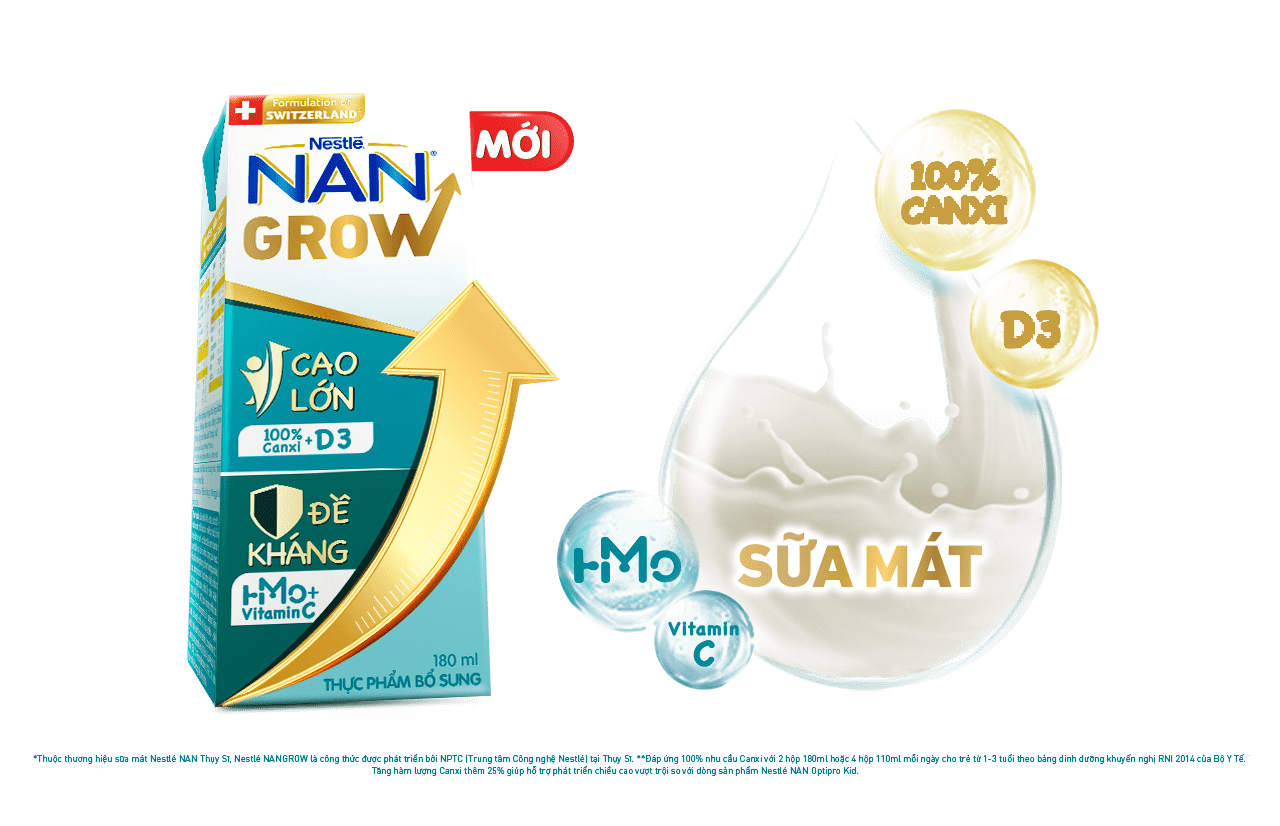 CHỌN SỮA MÁT THỤY SĨ* 100% CANXI CAO LỚN VƯỢT TRỘI**