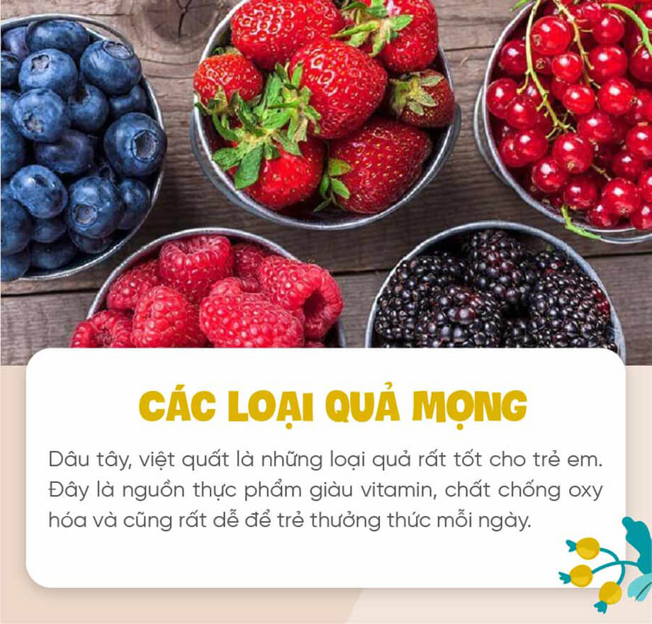 Các loại quả mọng