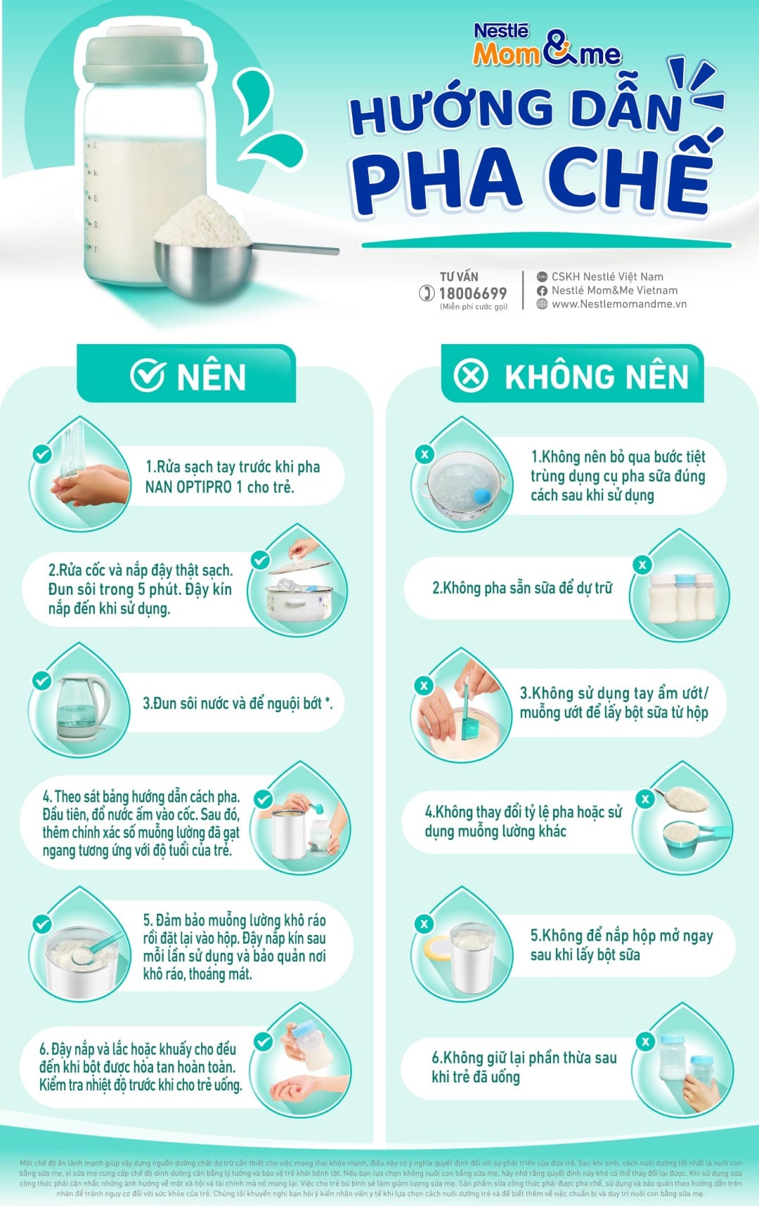hướng dẫn pha chế sữa