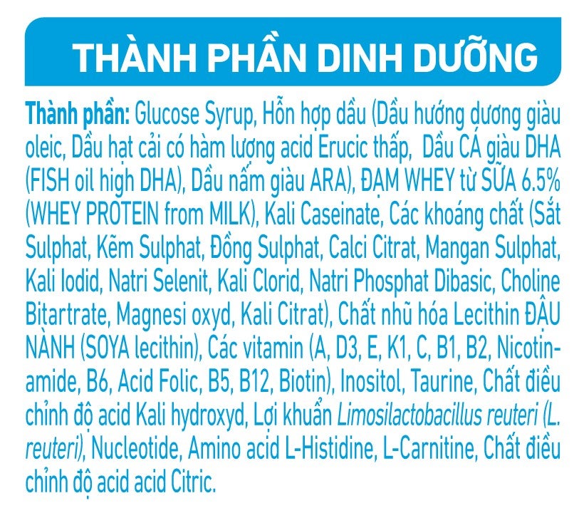 Thành phần dinh dưỡng