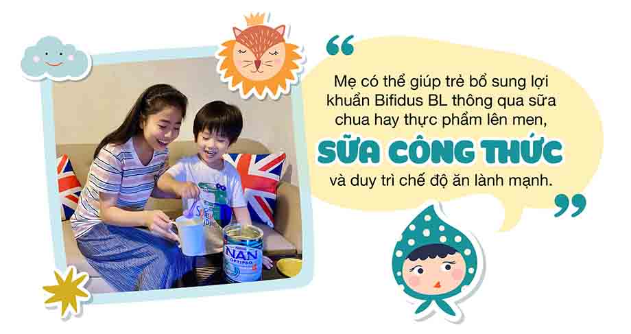 Làm thế nào để bổ sung lợi khuẩn đường ruột cho trẻ