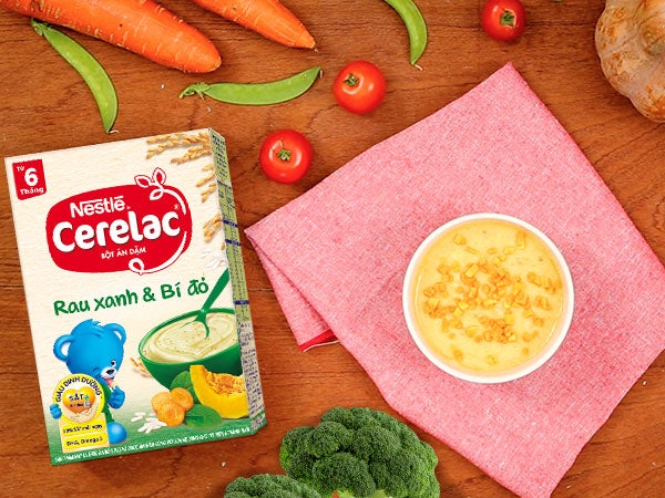Hình minh họa việc sử dụng rau củ ăn dặm đúng cách