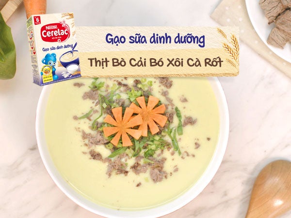 Cho bé ăn dặm đa dạng với CERELAC Gạo Sữa Dinh Dưỡng