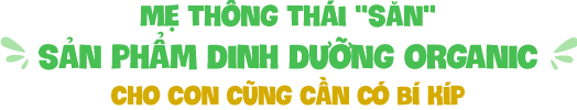 Hình minh họa cách lựa chọn sản phẩm hữu cơ cho bé