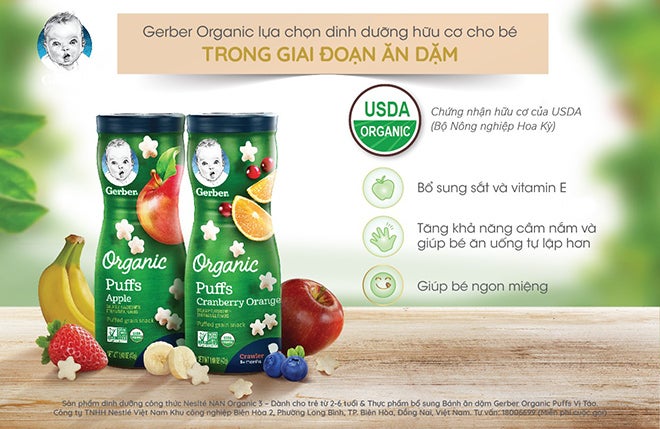 Hình minh họa cách lựa chọn sản phẩm hữu cơ cho bé