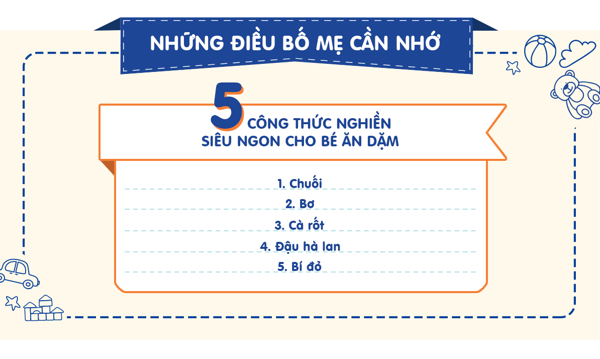 Hình minh họa các món rau nghiền cho bé ăn dặm