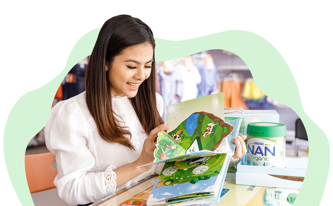 Vân Trang chọn sản phẩm xanh, sạch của nhãn hàng uy tín như Nestle