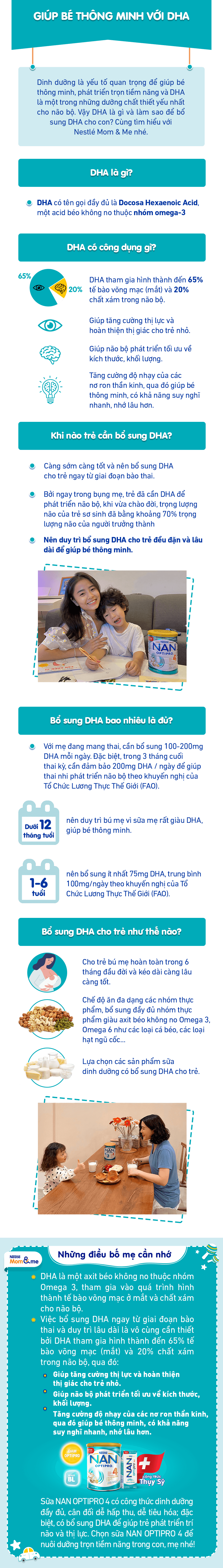 Giúp Bé Thông Minh Với DHA