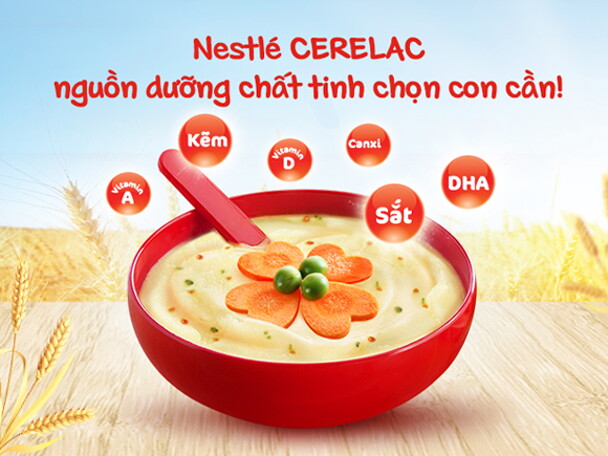 BỘT ĂN DẶM NESTLÉ CERELAC BỘT ĂN DẶM NESTLÉ CERELAC