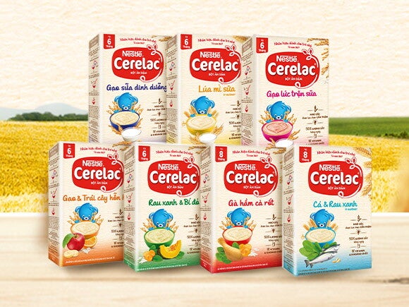 BỘT ĂN DẶM NESTLÉ CERELAC BỘT ĂN DẶM NESTLÉ CERELAC