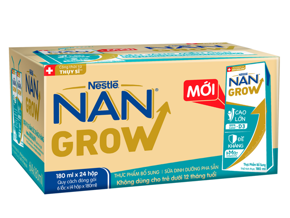 SỮA NAN GROW HỘP PHA SẴN 180ml