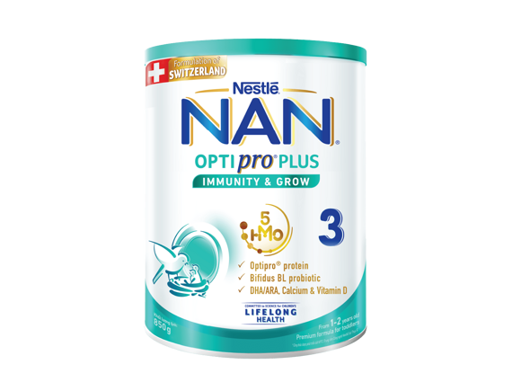 NAN OPTIPRO PLUS 3 CÔNG THỨC TỪ THỤY SĨ VỚI 5HMO