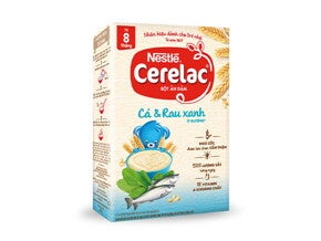 BỘT ĂN DẶM NESTLÉ CERELAC CÁ RAU XANH