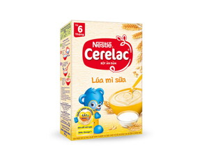 BỘT ĂN DẶM NESTLÉ CERELAC LÚA MÌ SỮA