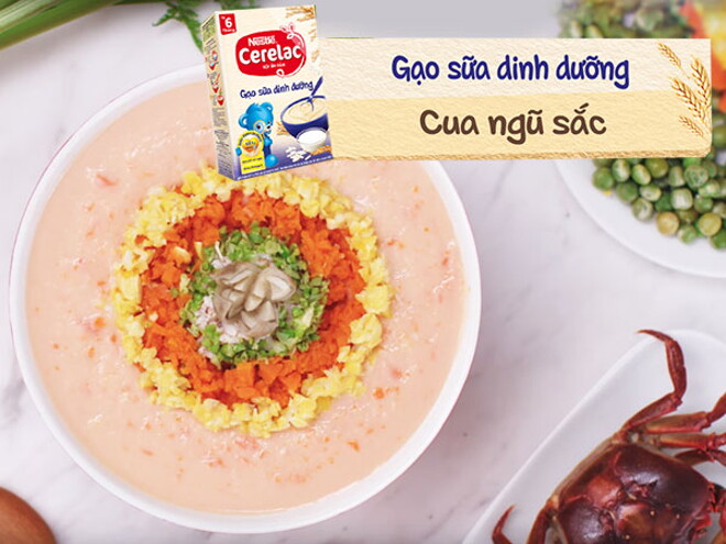 Hình minh họa bột ăn dặm cho bé 6 tháng