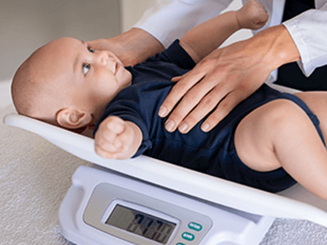 Mức tăng chiều cao và cân nặng của bé