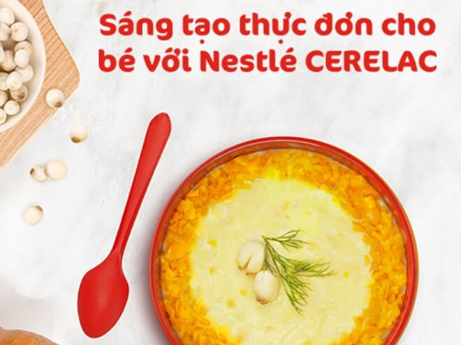 Bột ăn dặm Nestlé Cerelac từ 6 tháng