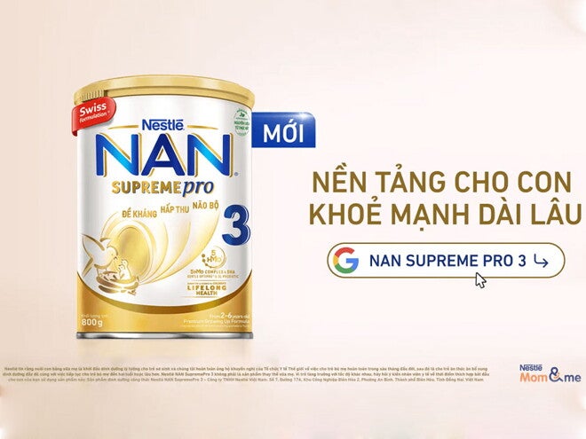 NAN SUPREME PRO 3 - Phát triển toàn diện