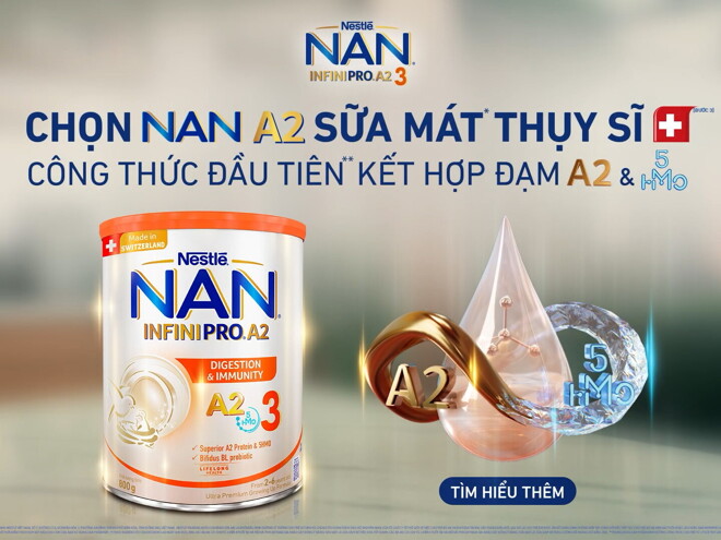 CHỌN NAN INFINIPRO A2 3 – CÔNG THỨC ĐẦU TIÊN KẾT HỢP ĐẠM A2 & 5HMO