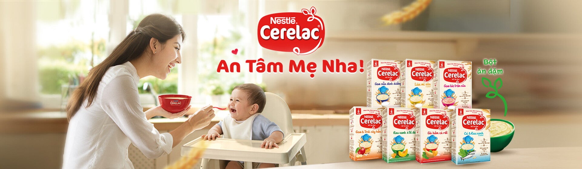 BỘT ĂN DẶM NESTLÉ CERELAC BỘT ĂN DẶM NESTLÉ CERELAC
