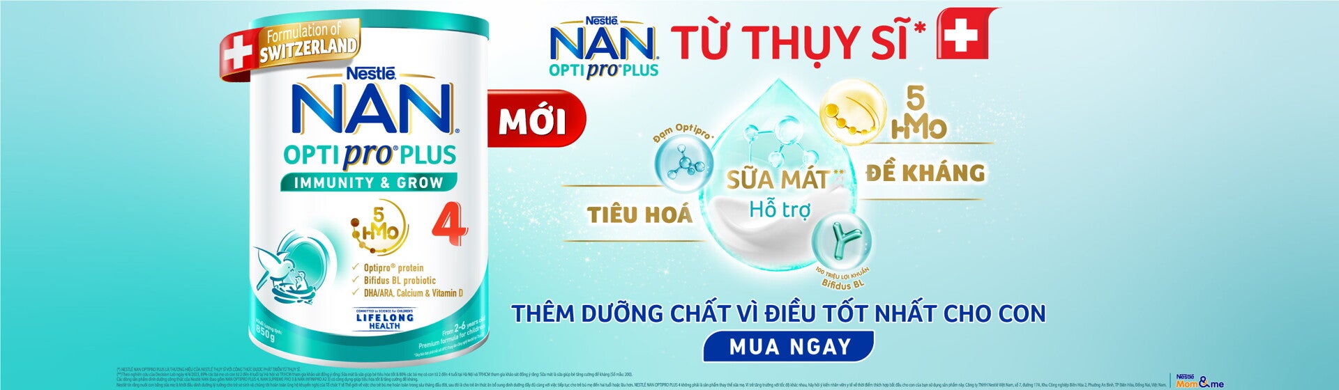 NAN OPTIPRO PLUS SỮA MÁT TỪ THỤY SĨ
