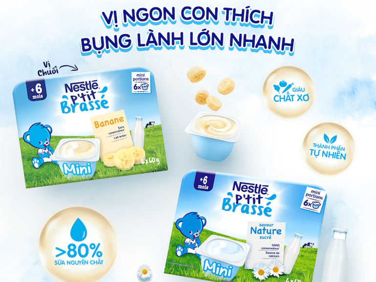 sữa chua Nestlé P'tit