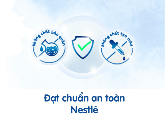 Đạt chuẩn an toàn Nestlé Đạt chuẩn an toàn Nestlé