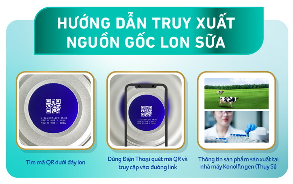 Hướng dẫn truy xuất nguồn gốc lon sữa Hướng dẫn truy xuất nguồn gốc lon sữa