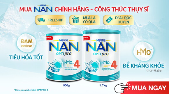 Mua NAN chính hãng - Công thức Thụy Sĩ