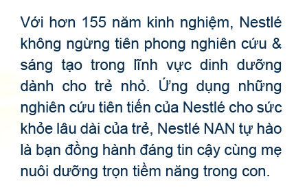 Với hơn 155 năm kinh nghiệm khoa học dinh dưỡng cho trẻ nhỏ Với hơn 155 năm kinh nghiệm khoa học dinh dưỡng cho trẻ nhỏ