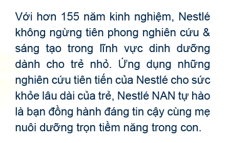 Với hơn 155 năm kinh nghiệm khoa học dinh dưỡng cho trẻ nhỏ